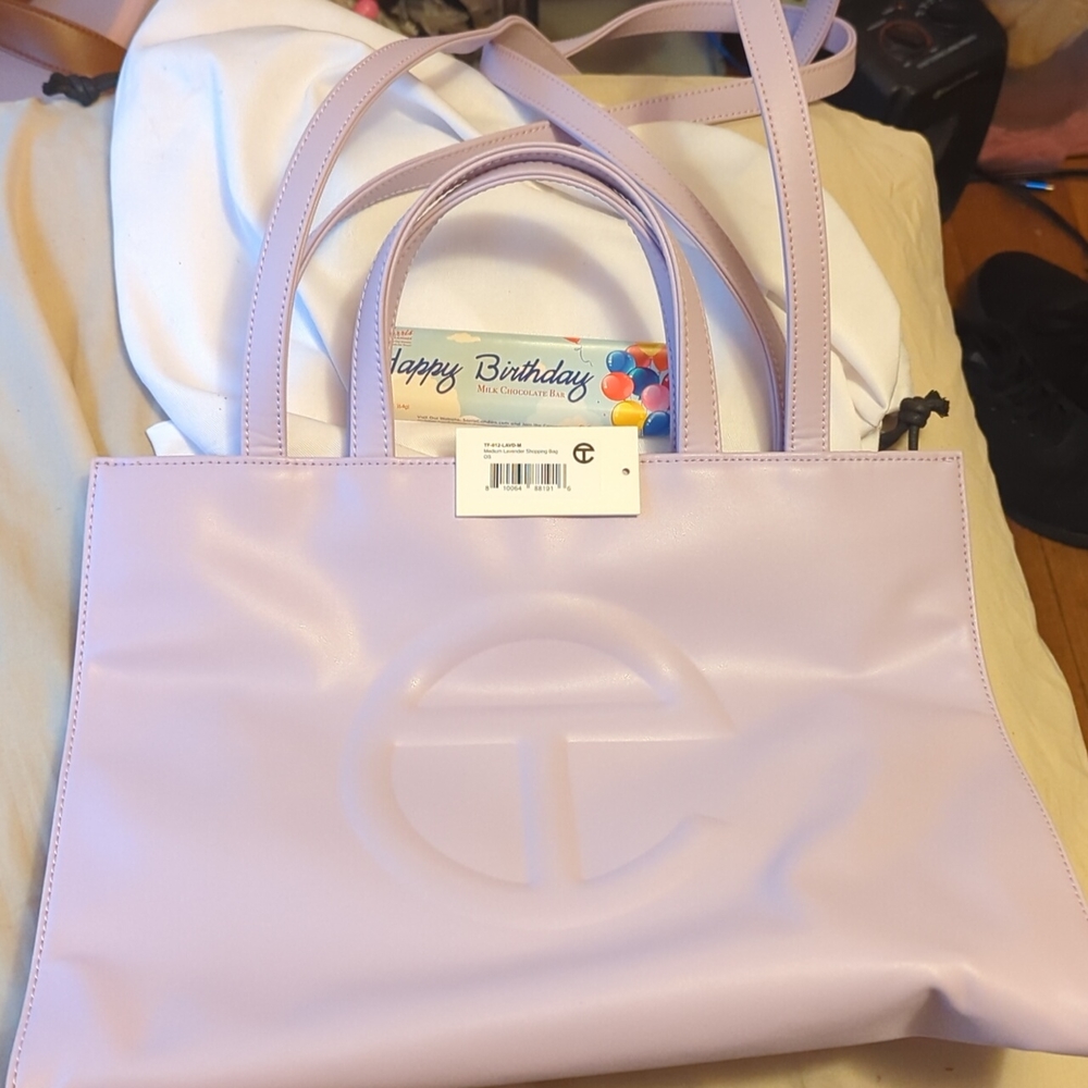 Authentic Telfar Medium LAVENDER Bag